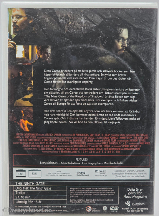 The Ninth Gate. 1999. DVD.