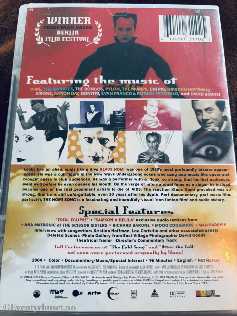 The Nomi Song (2004). DVD.