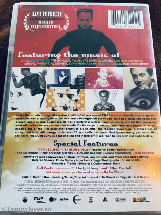 The Nomi Song (2004). DVD.