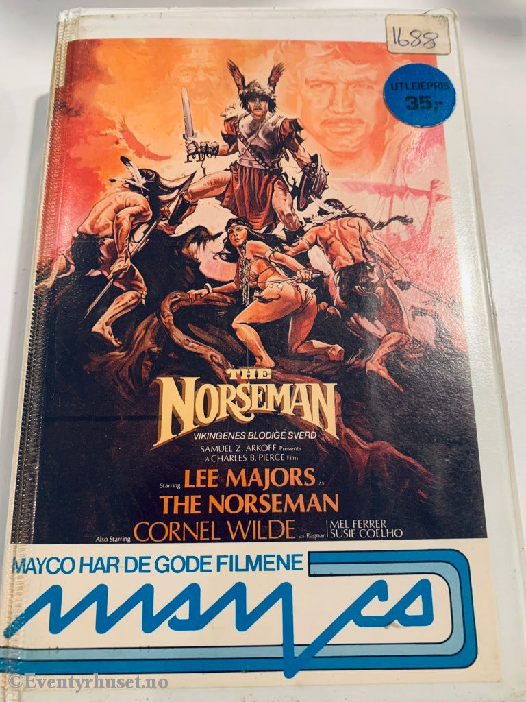 The Norseman - Vikingenes Blodige Sverd. 1978. Vhs Big Box. Box