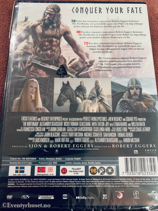 The Northman. DVD. Ny i plast!