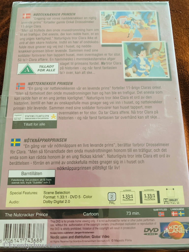 The Nutcracker Prince. DVD. Ny i plast!