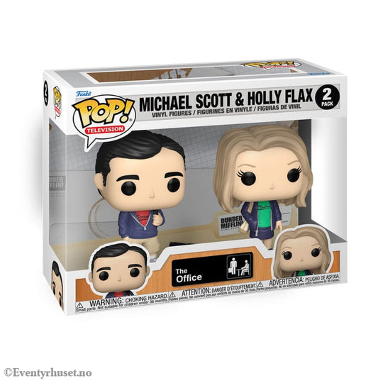 The Office POP! Television Vinyl Figures 2-Pack Michael & Holly 9 cm Collectibles