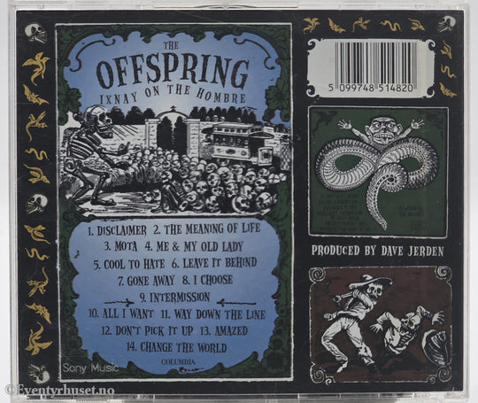 The Offspring. 1997. Ixnay on the Hombre. CD.