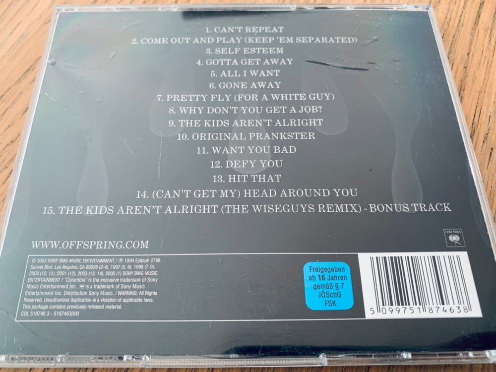 The Offspring – Greatest Hits (Limited Edition). 2005. CD.
