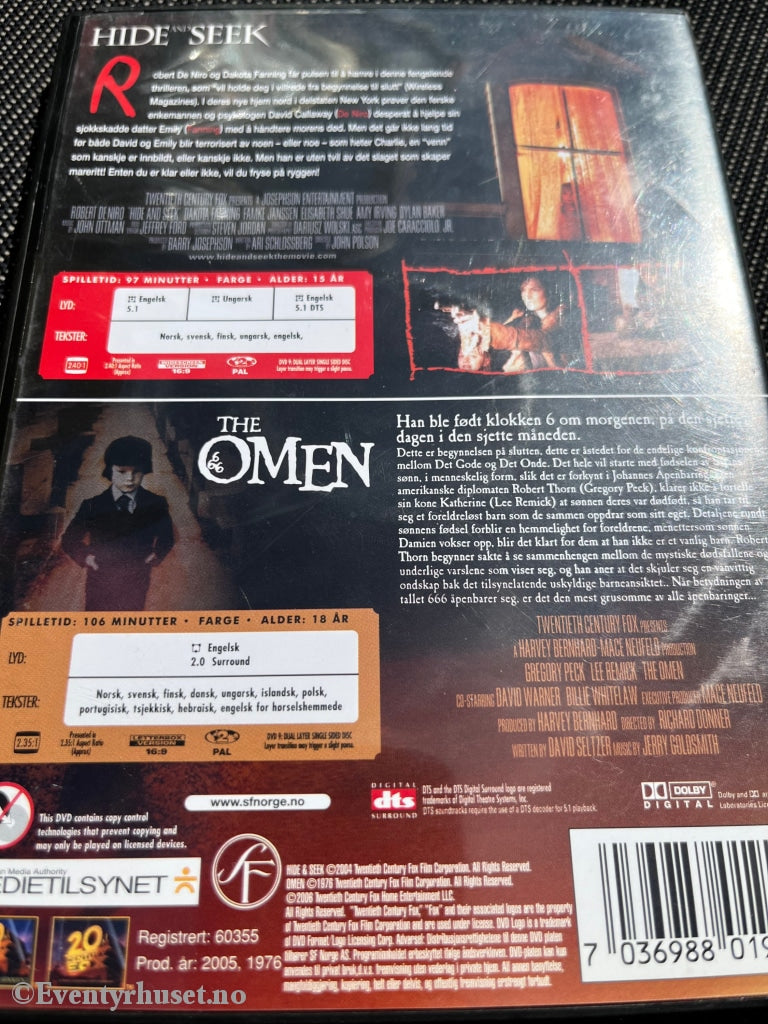 The Omen / Hide And Seek. Dvd. Dvd