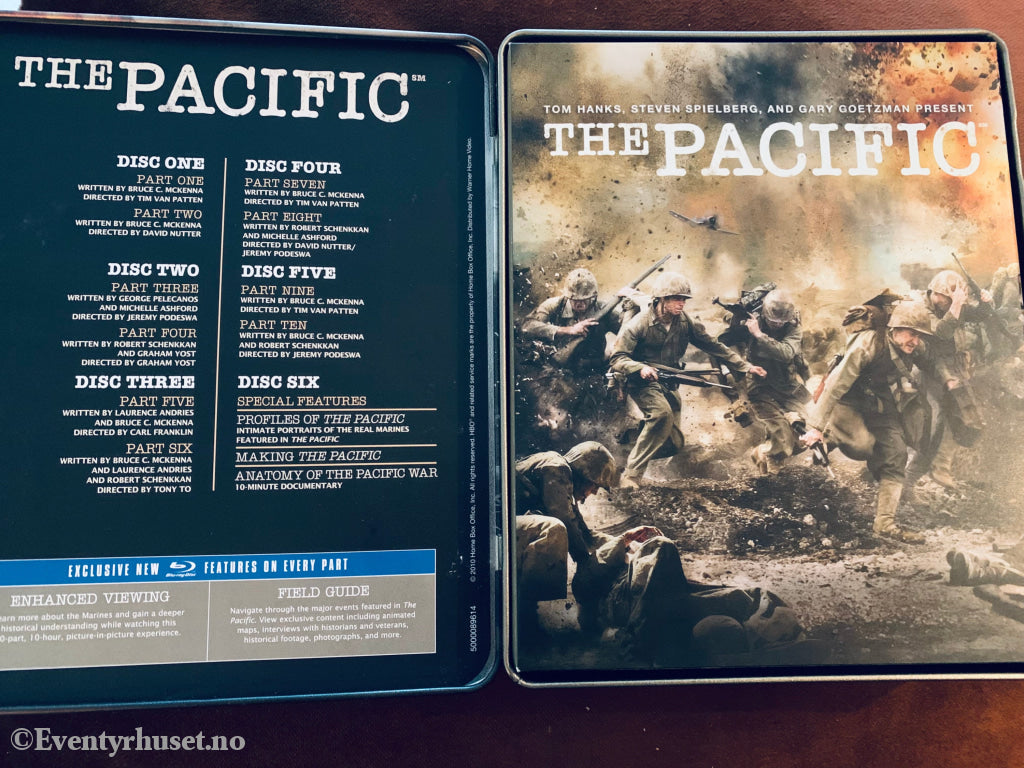 The Pacific. Blu-Ray Samleboks. Steelbox! Blu-Ray Disc