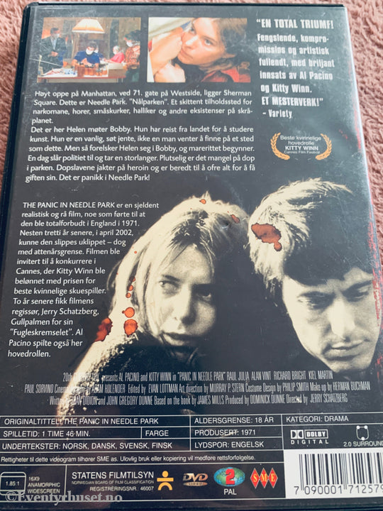 The Panic in Needle Park (1971). DVD.