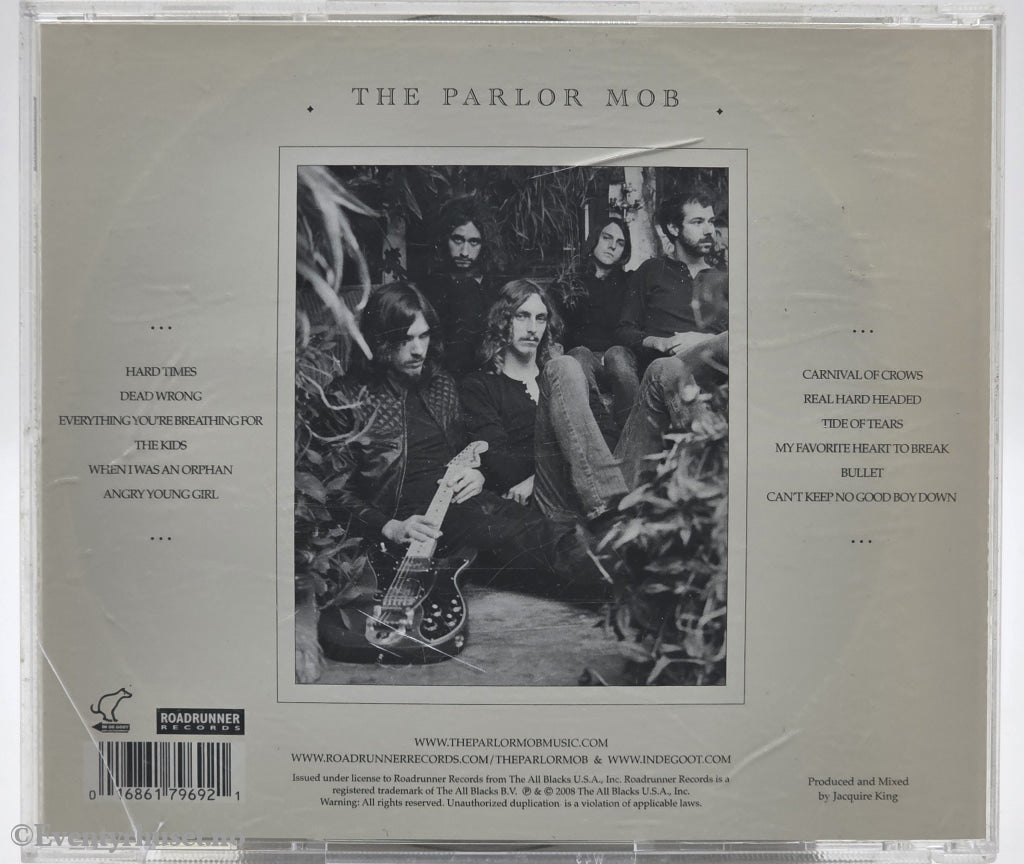 The Parlor Mob. 2008. And You Were A Crow. CD.