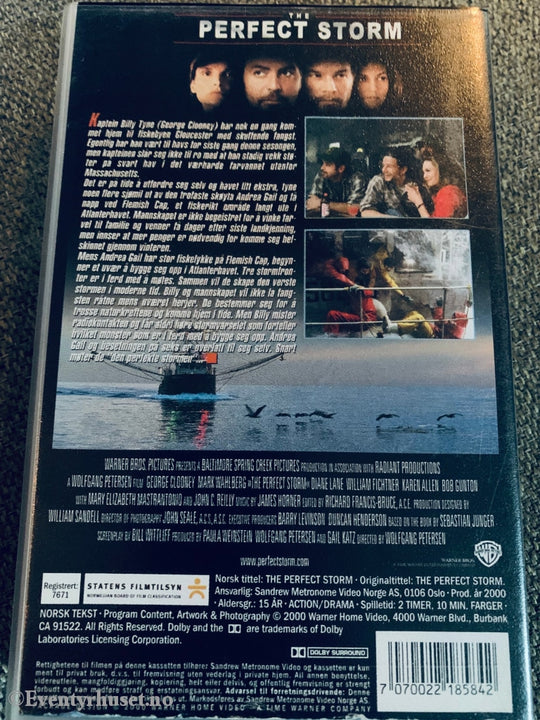 The Perfect Storm. 2000. Vhs. Vhs