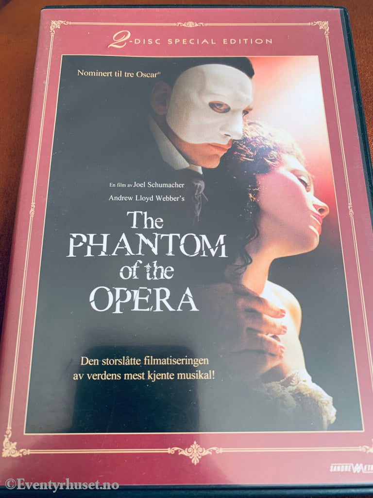 The Phantom Of The Opera. 2005. Dvd. Dvd