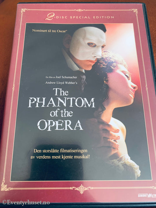 The Phantom Of The Opera. 2005. Dvd. Dvd