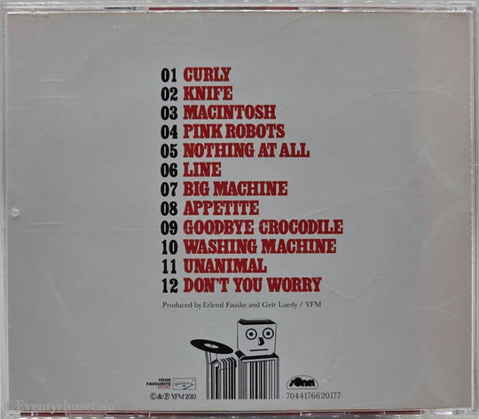 The Pink Robots – 2010 – The Pink Robots – Musikk-CD.