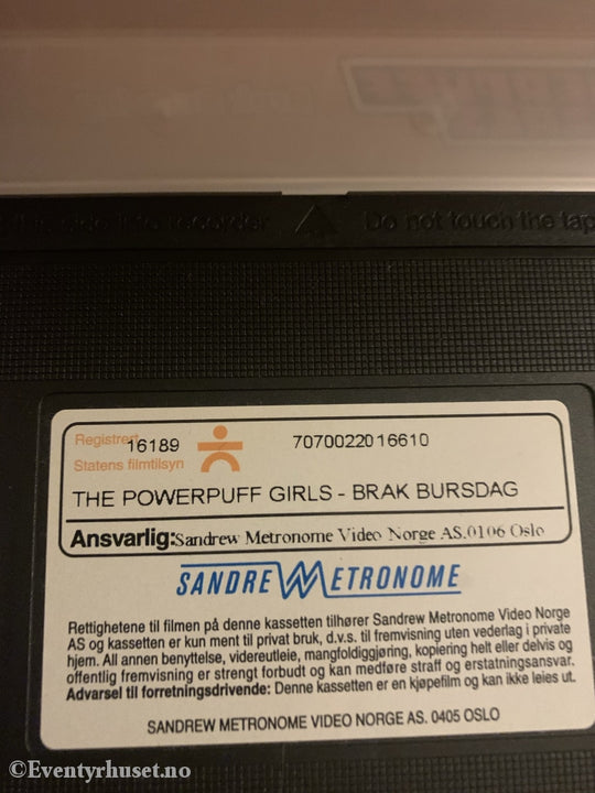 The Powerpuff Girls. Brak Bursdag. 2000. Vhs. Vhs