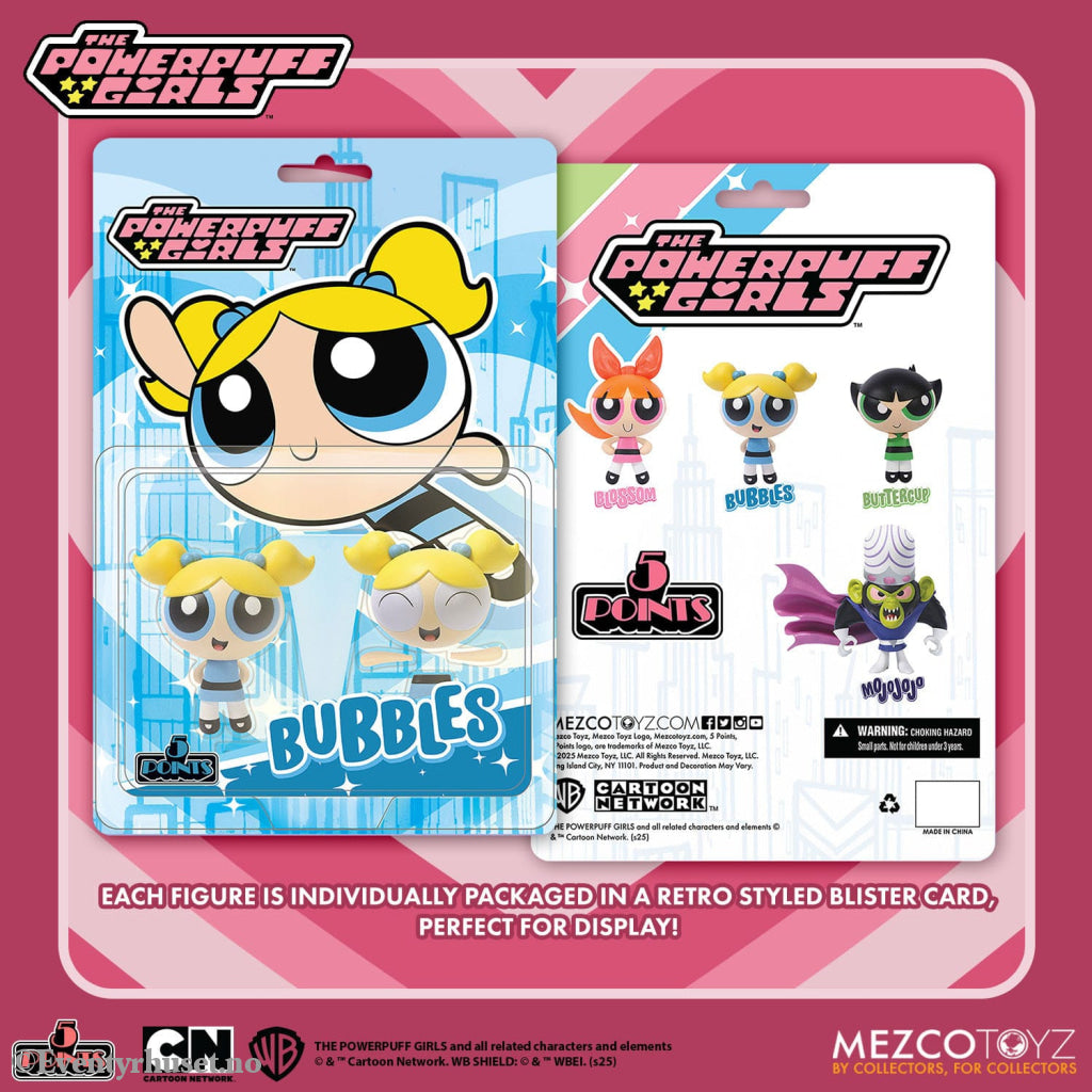 The Powerpuff Girls Christmas Vacation 5 Points Action Figures 10 cm Assortment. Mint In Sealed Box (MISB)! Actionfigur