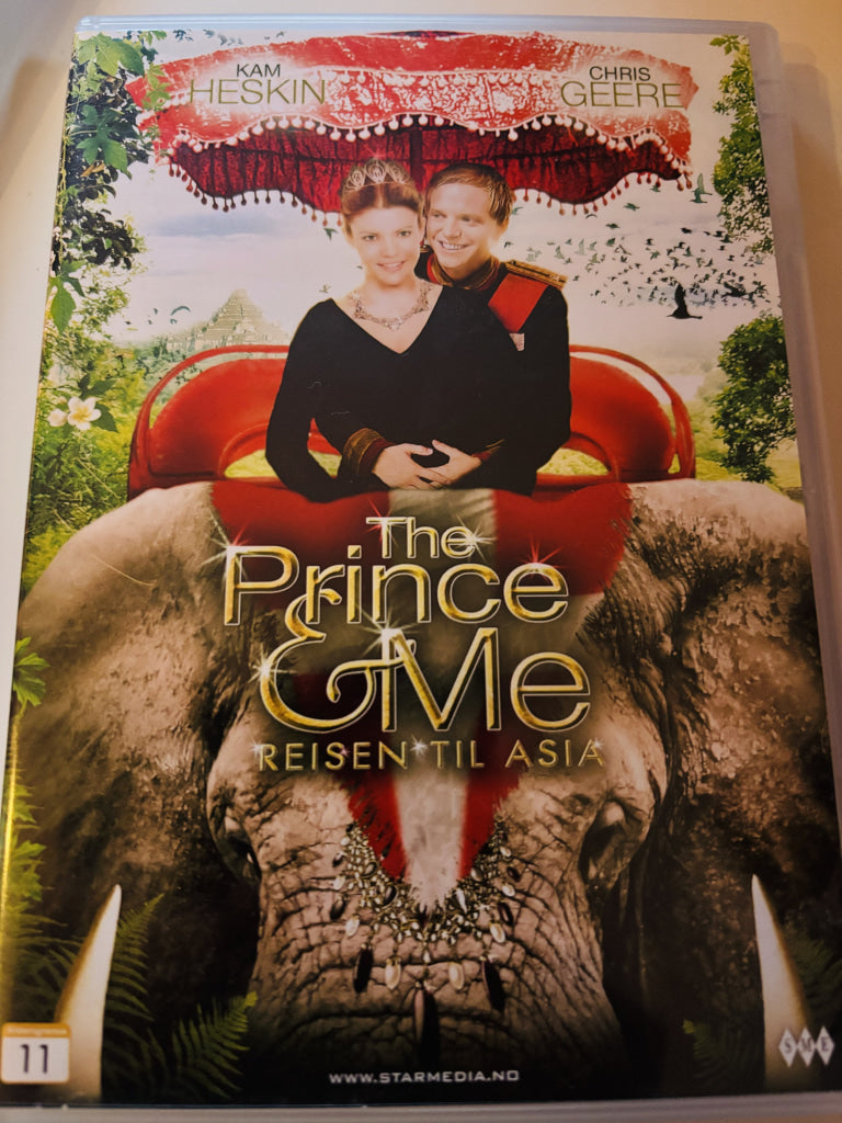 The Prince and Me: Reisen til Asia. DVD.