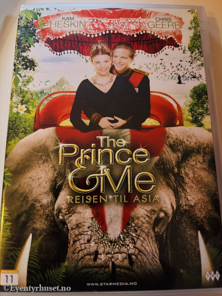 The Prince and Me: Reisen til Asia. DVD.