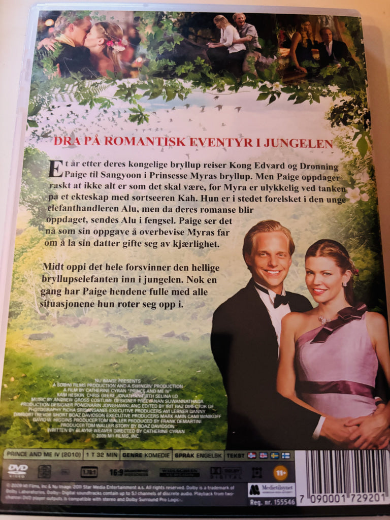 The Prince and Me: Reisen til Asia. DVD.