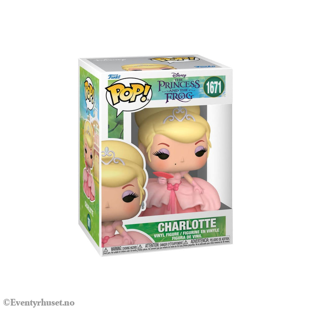 The Princess and the Frog POP! Vinyl Figures Charlotte w/Chase 9 cm Assortment (6) Collectibles
