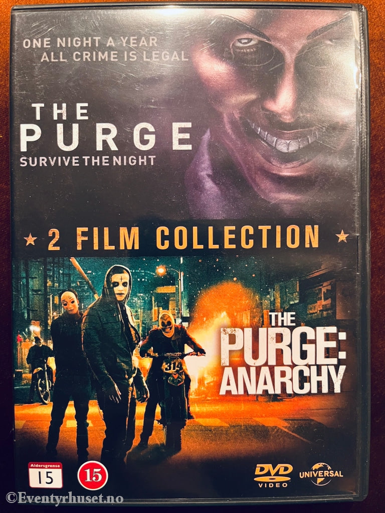 The Purge + Anarchy. Dvd. Dvd