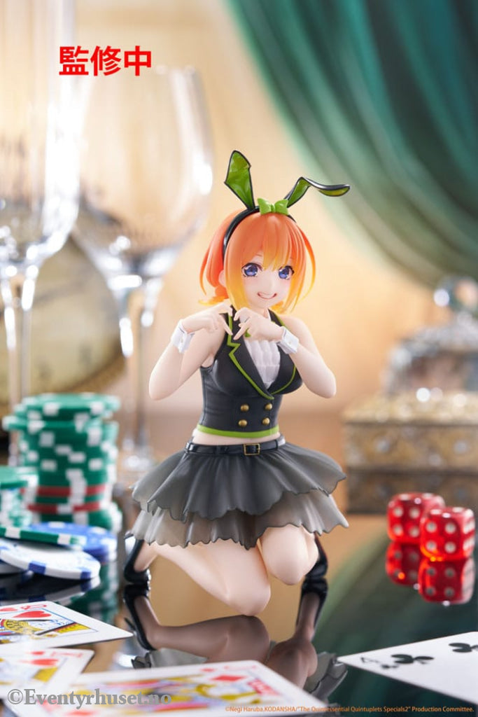 The Quintessential Quintuplets 3 PVC Statue Desktop Cute Figure Yotsuba Nakano (Bunny Ver.) 13 cm Manga & Anime