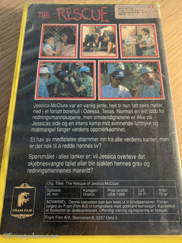 The Rescue. 1989. Vhs Big Box.