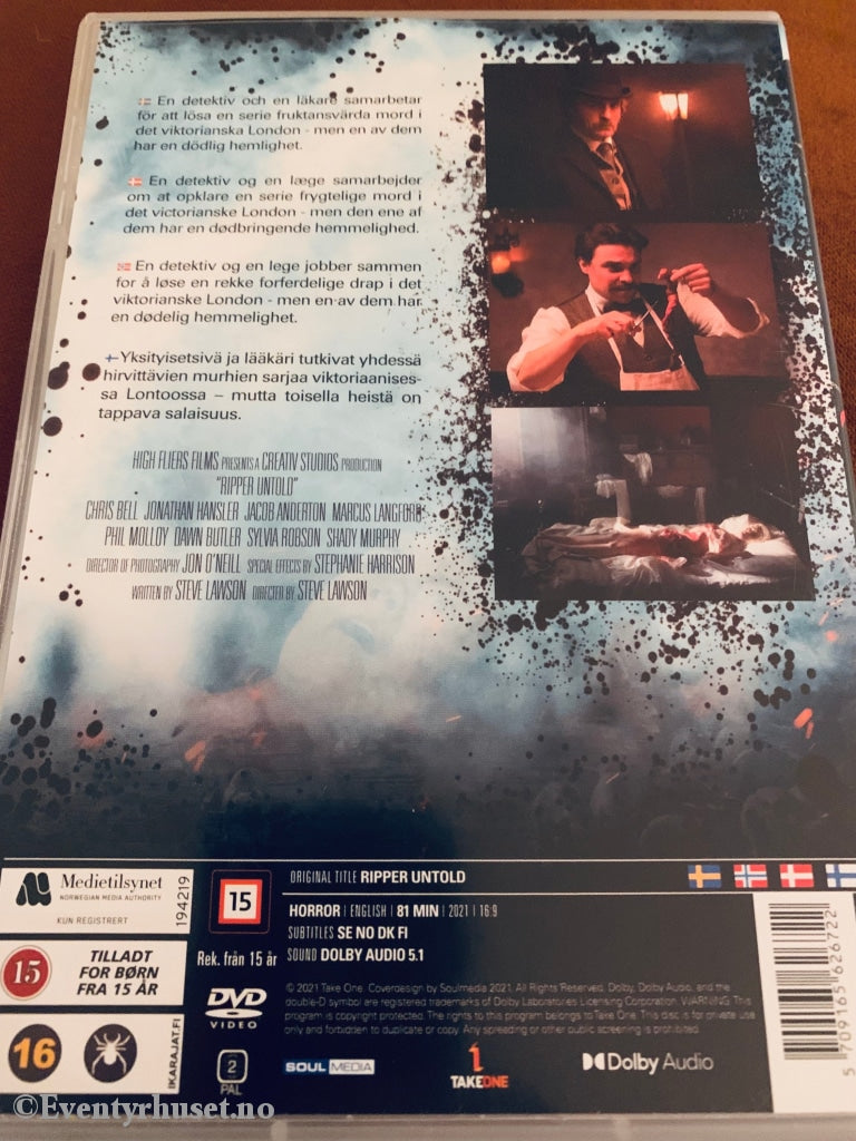 The Ripper Untold. Dvd. Dvd