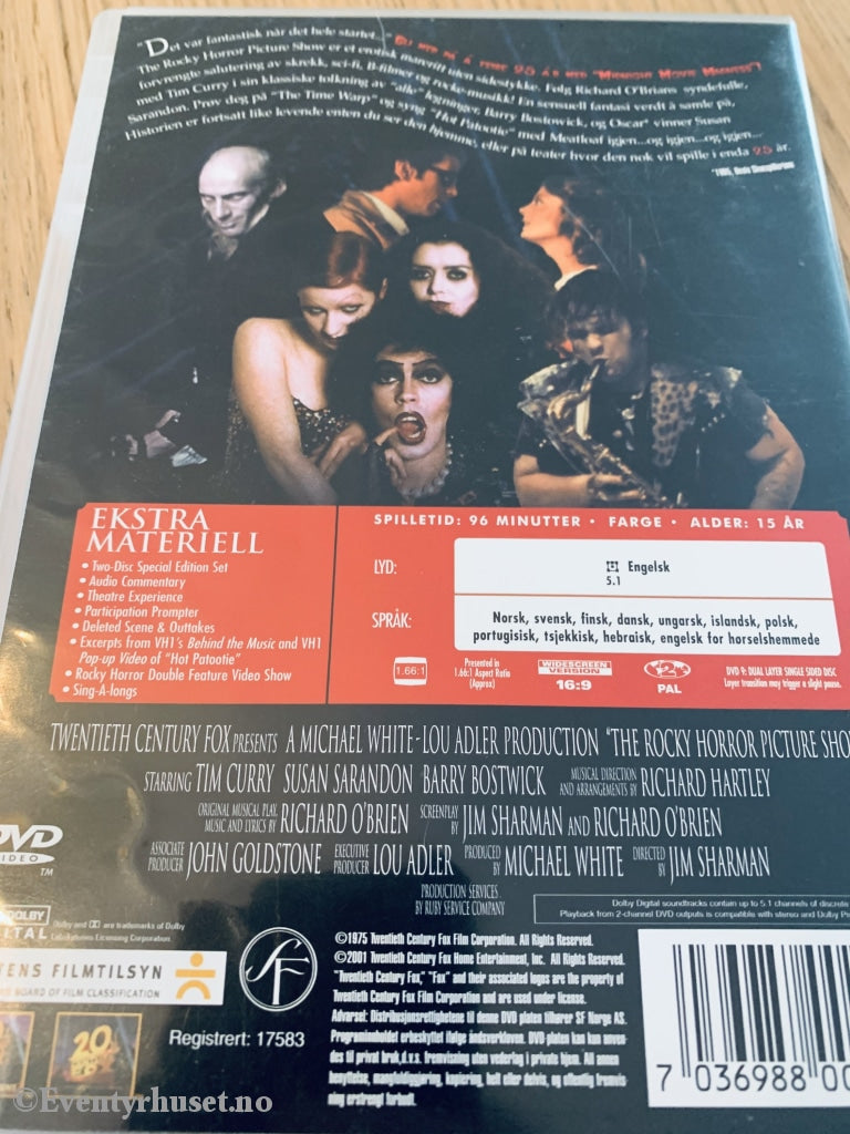 The Rocky Horror Picture Show. 1975. Dvd. Dvd