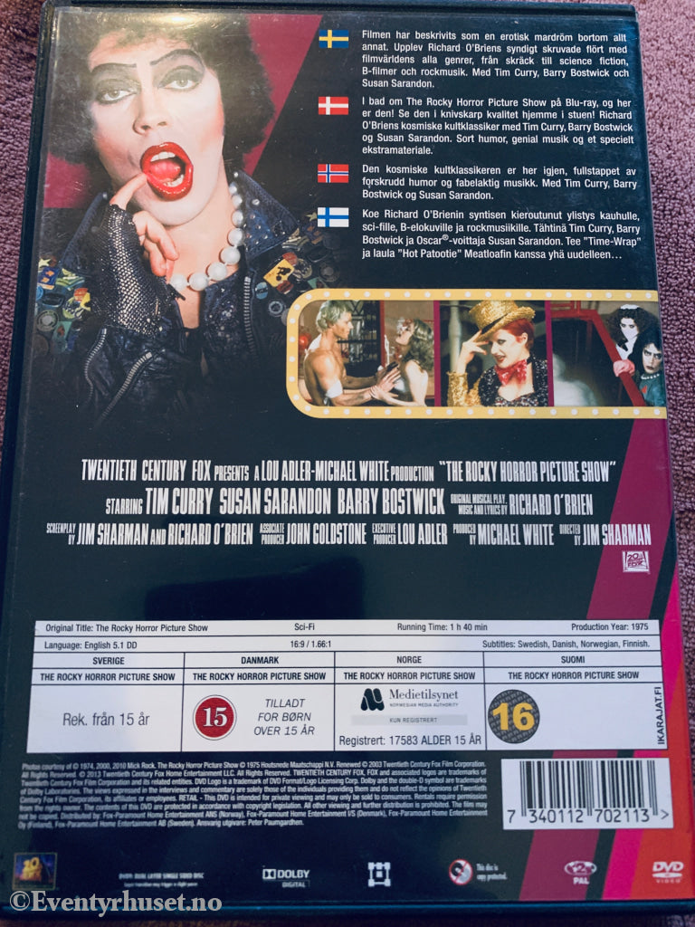 The Rocky Horror Picture Show. DVD.