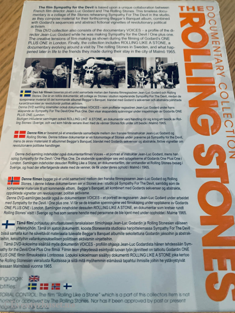 The Rolling Stones – Documentary Collection. 2006. DVD samleboks