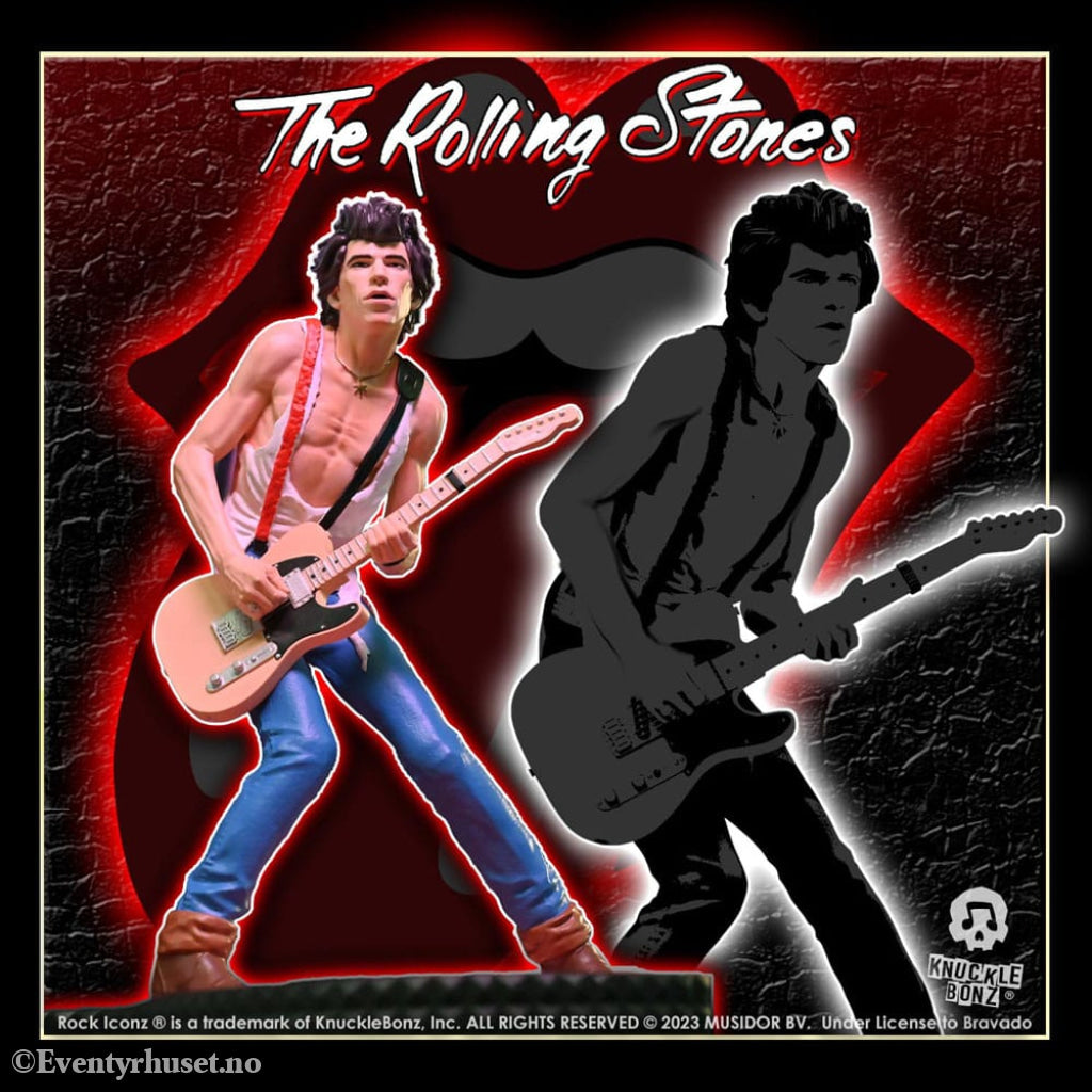The Rolling Stones Rock Iconz Statue Keith Richards (Tattoo You Tour 1981) 22 cm Collectibles