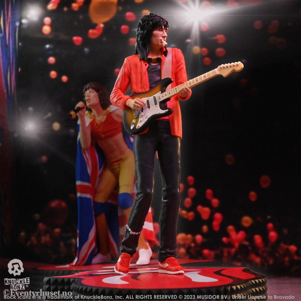 The Rolling Stones Rock Iconz Statue Ronnie Wood (Tattoo You Tour 1981) 22 cm Collectibles