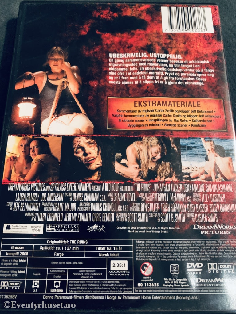 The Ruins. Dvd. Dvd