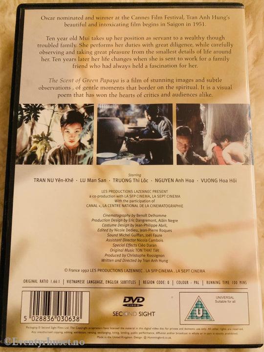 The Scent Of Green Papaya. Dvd. Dvd