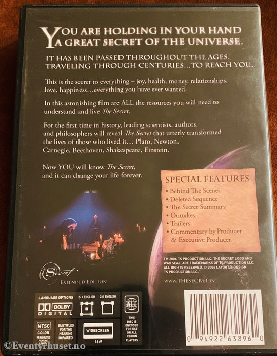 The Secret. 2006. Dvd. Dvd