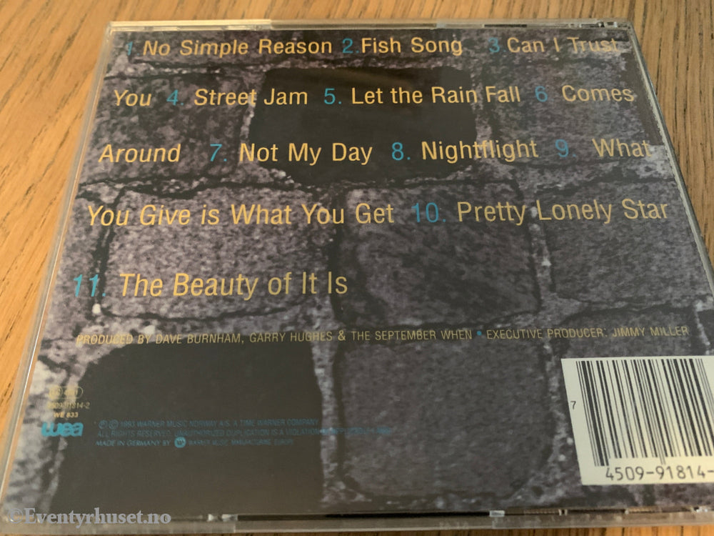 The September When - One Eye Open. 1993. CD. CD