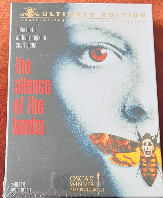 The Silence Of Lambs (Nattsvermeren). 1991. Dvd Slipcase Ny I Plast.