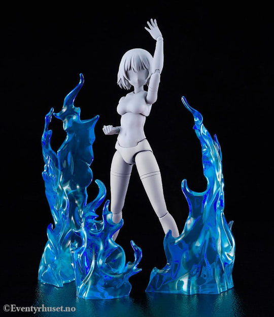 The Simple Effect Parts for Figures Flames: Blue Toys