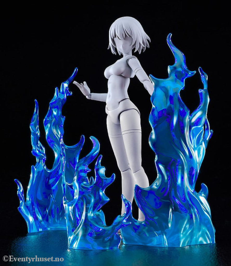 The Simple Effect Parts for Figures Flames: Blue Toys