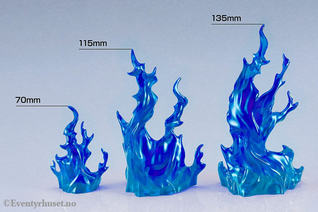 The Simple Effect Parts for Figures Flames: Blue Toys