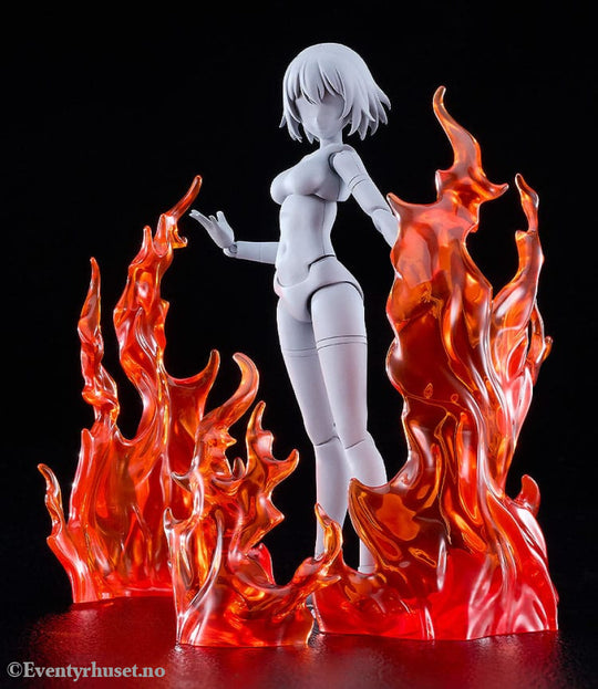 The Simple Effect Parts for Figures Flames: Red Toys