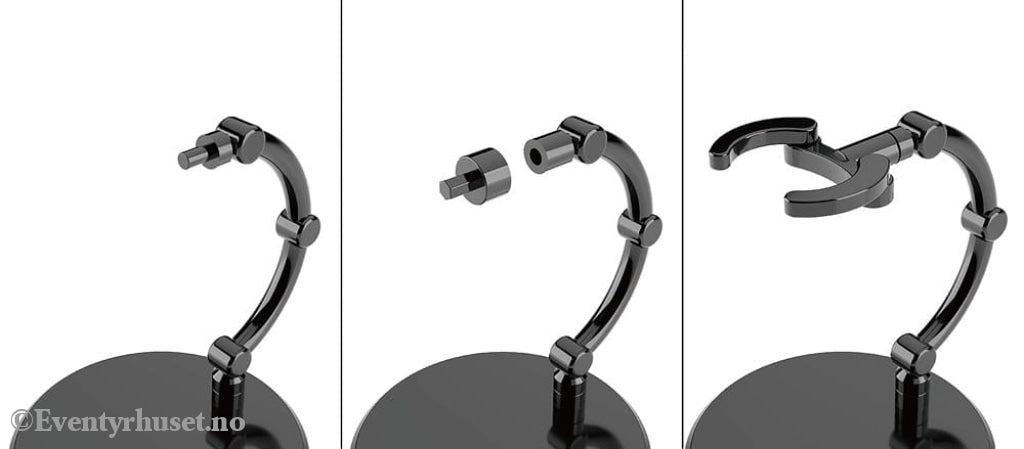 The Simple Stand Mini Nendoroid More for Mini Figures & Models mini Black 4er-Pack Toys