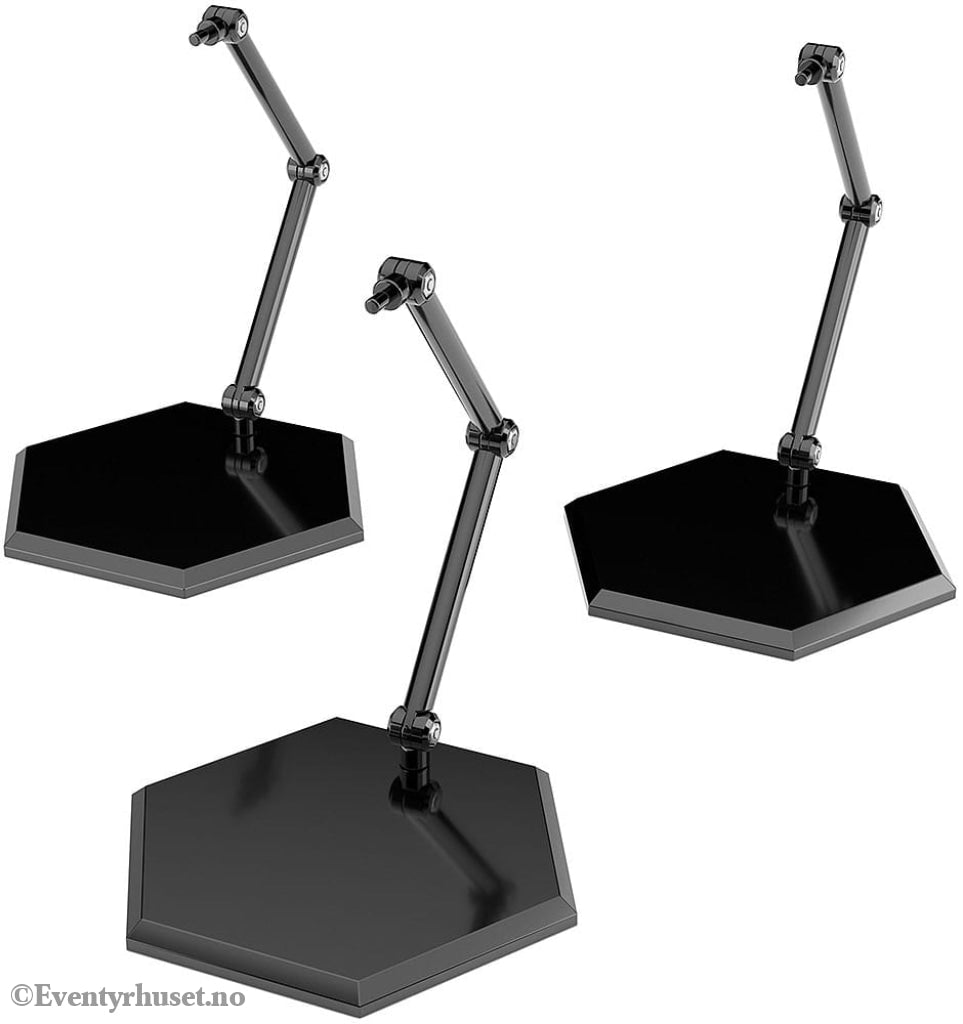 The Simple Stand Mini Nendoroid More for Mini Figures & Models Black Hex Type 3-Pack Toys