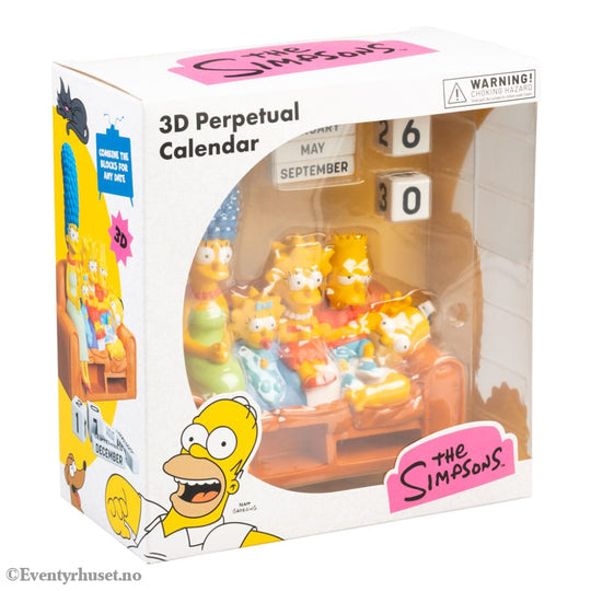 The Simpsons 3D perpetual Calendar Home & Gifts