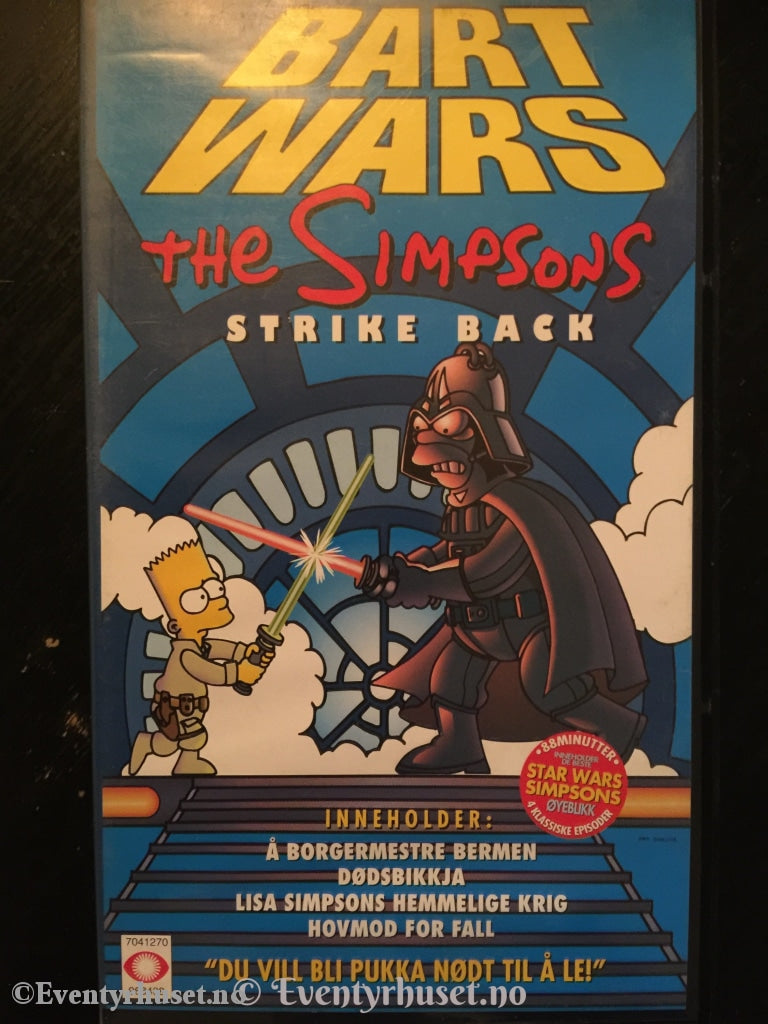 Bart Wars - The Simpsons Strikes Back. 1992 98. Vhs (Norsk).