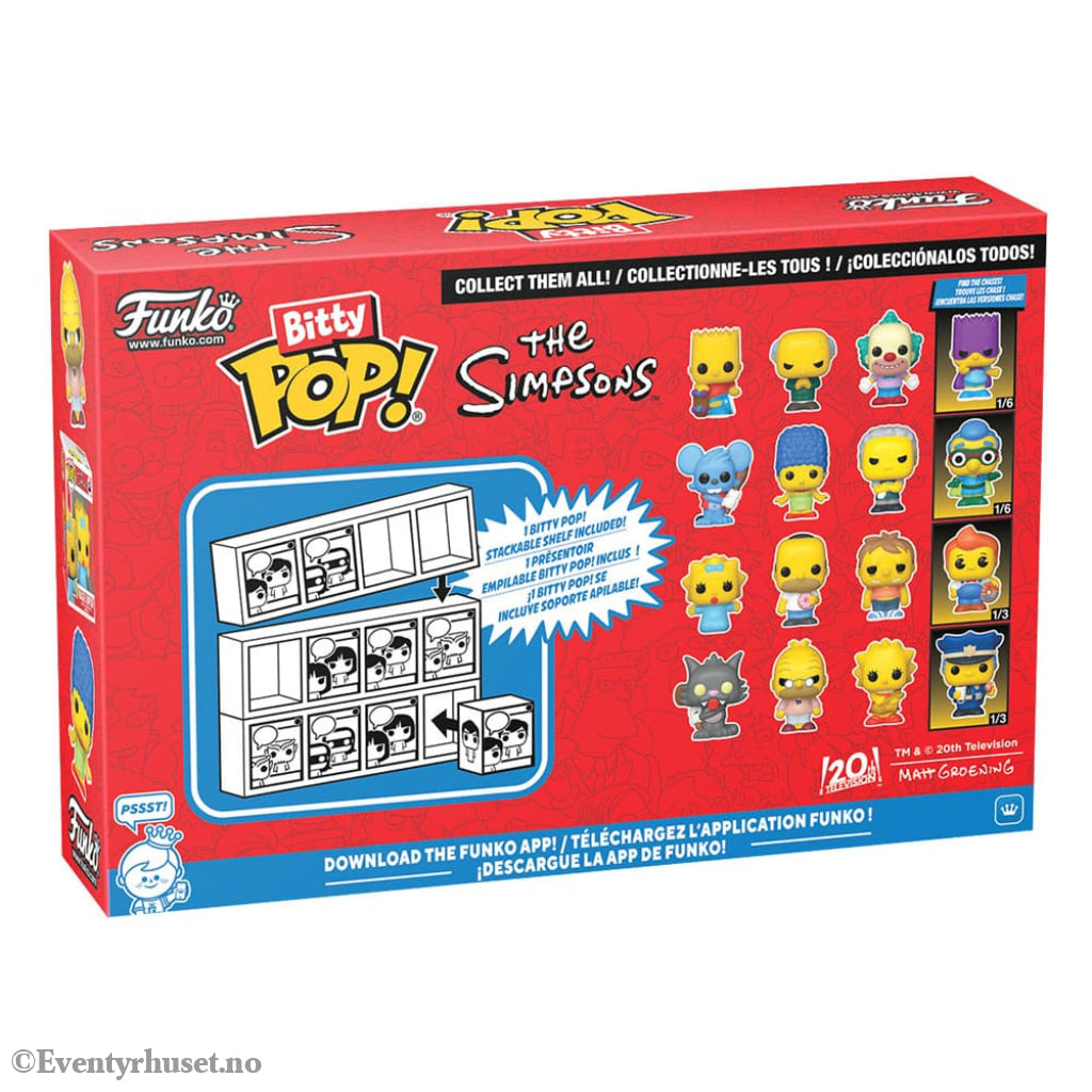 The Simpsons Bitty POP! Vinyl Figure 4-Pack Series 4 2 cm Collectibles
