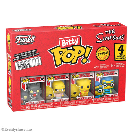 The Simpsons Bitty POP! Vinyl Figure 4-Pack Series 4 2 cm Collectibles