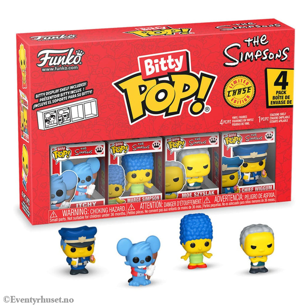 The Simpsons Bitty POP! Vinyl Figure 4-Pack Series 2 2 cm Collectibles