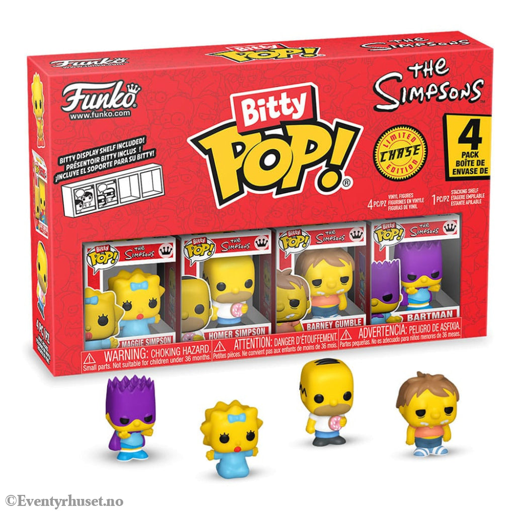 The Simpsons Bitty POP! Vinyl Figure 4-Pack Series 3 2 cm Collectibles