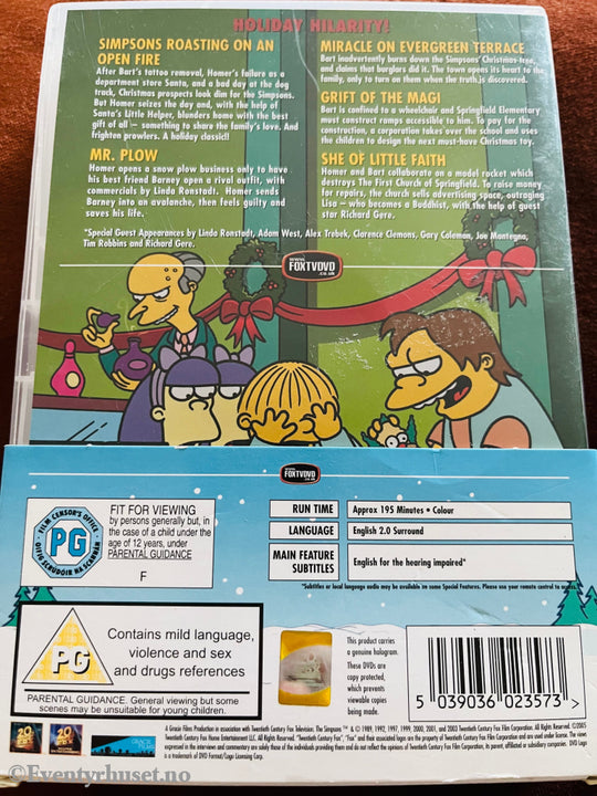 The Simpsons Christmas. Dvd Samleboks.